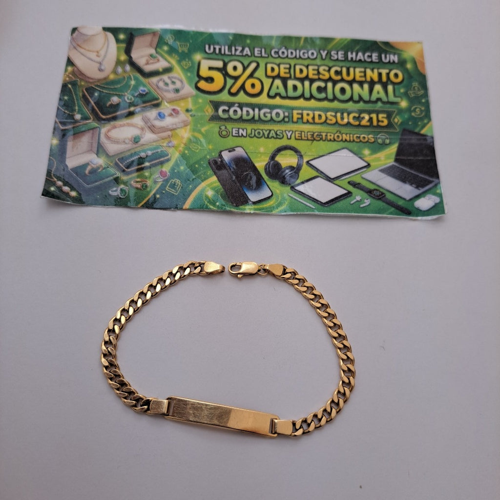 ESCLAVA ORO 14 K 4.9 GRMS (SEMINUEVO)