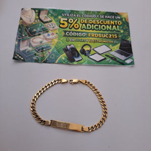 ESCLAVA ORO 14 K 4.9 GRMS (SEMINUEVO)