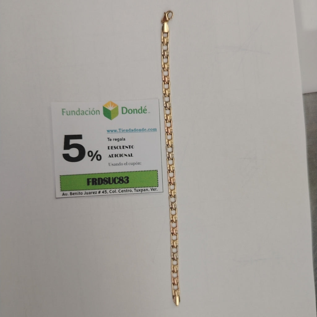 PULSERA ORO, RODIADO 14 K 5 GRMS (SEMINUEVO)