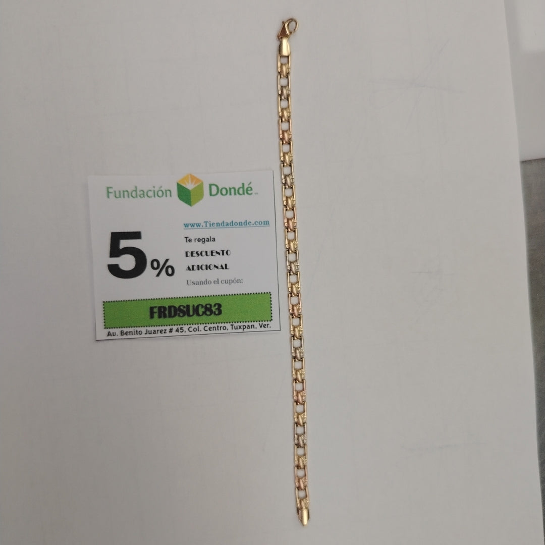 PULSERA ORO, RODIADO 14 K 5 GRMS (SEMINUEVO)
