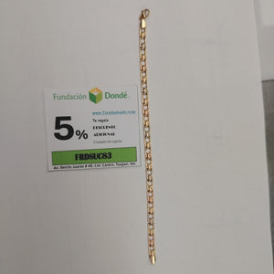 PULSERA ORO, RODIADO 14 K 5 GRMS (SEMINUEVO)