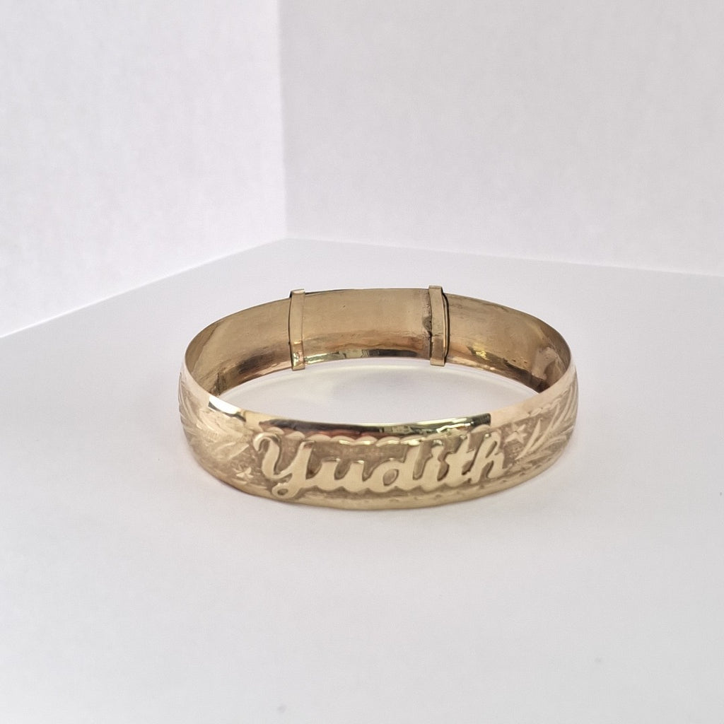 PULSERA RIGIDA ORO 10 K 10 GRMS (SEMINUEVO)
