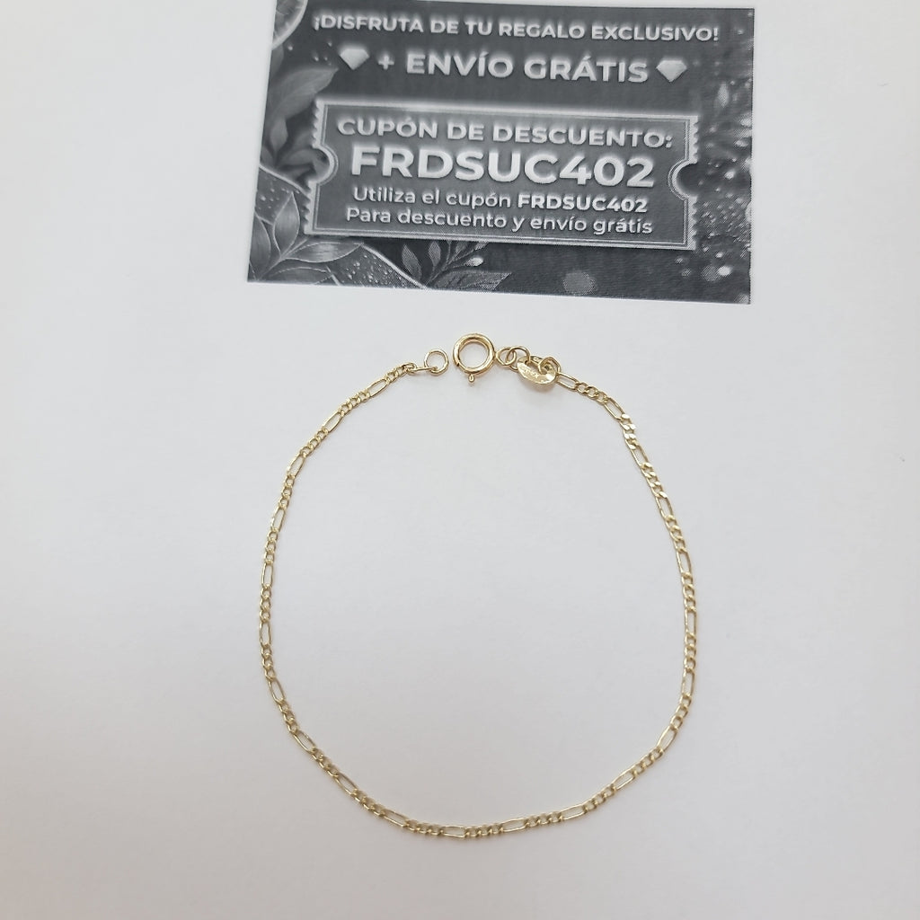 PULSERA 3X1 14K 18 CM 0.9 GR (NUEVO)