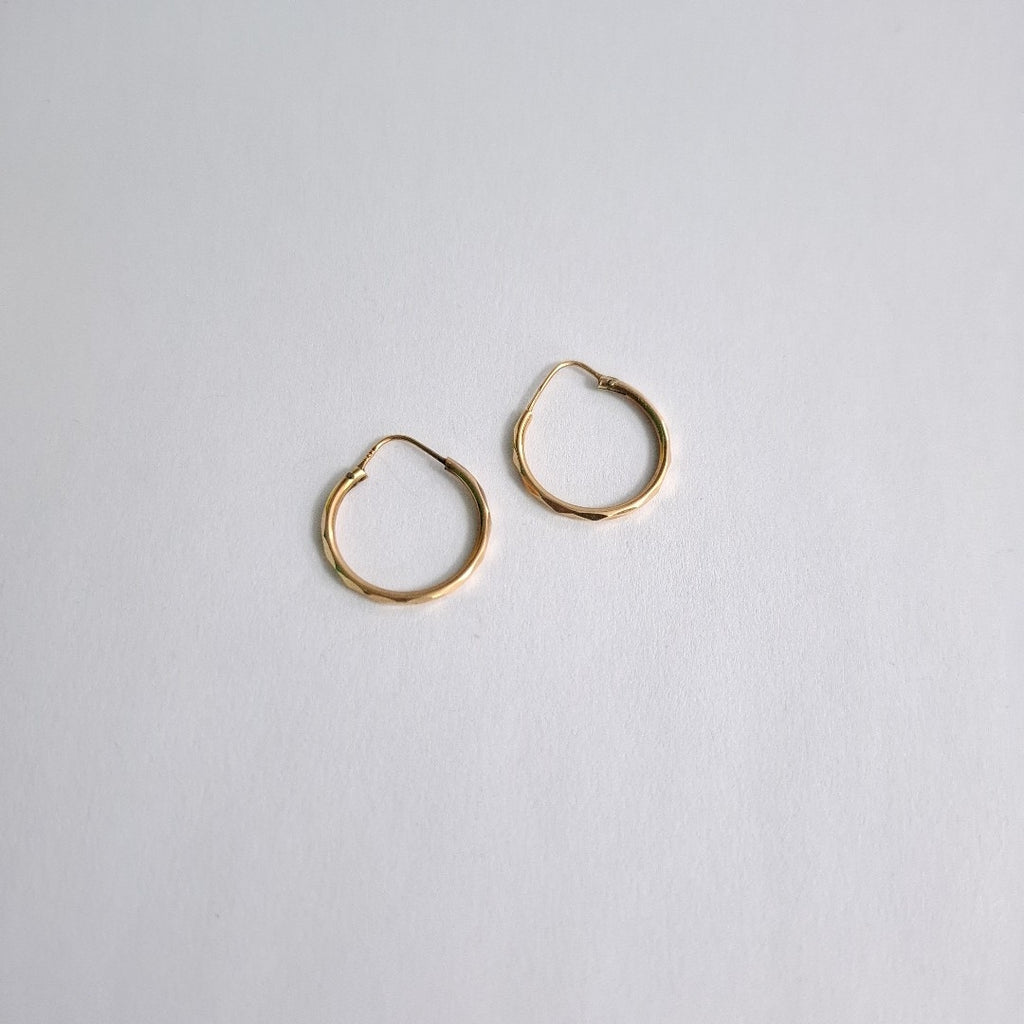 ARRACADAS PAR ORO 14 K 1.1 GRMS (SEMINUEVO)