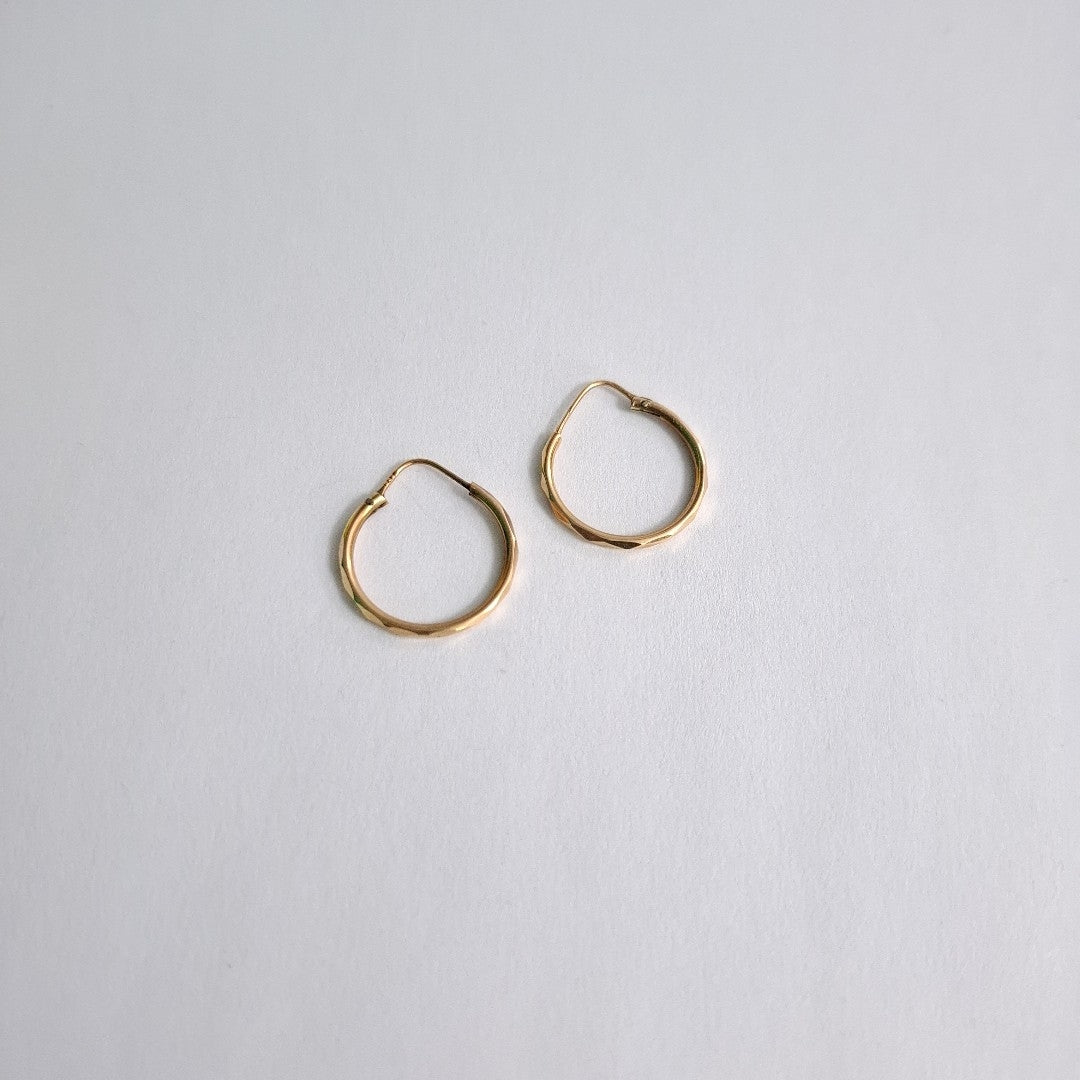 ARRACADAS PAR ORO 14 K 1.1 GRMS (SEMINUEVO)
