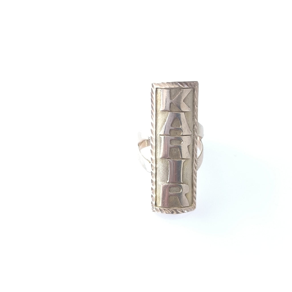 ANILLO ORO 10 K 3.7 GRMS (SEMINUEVO)