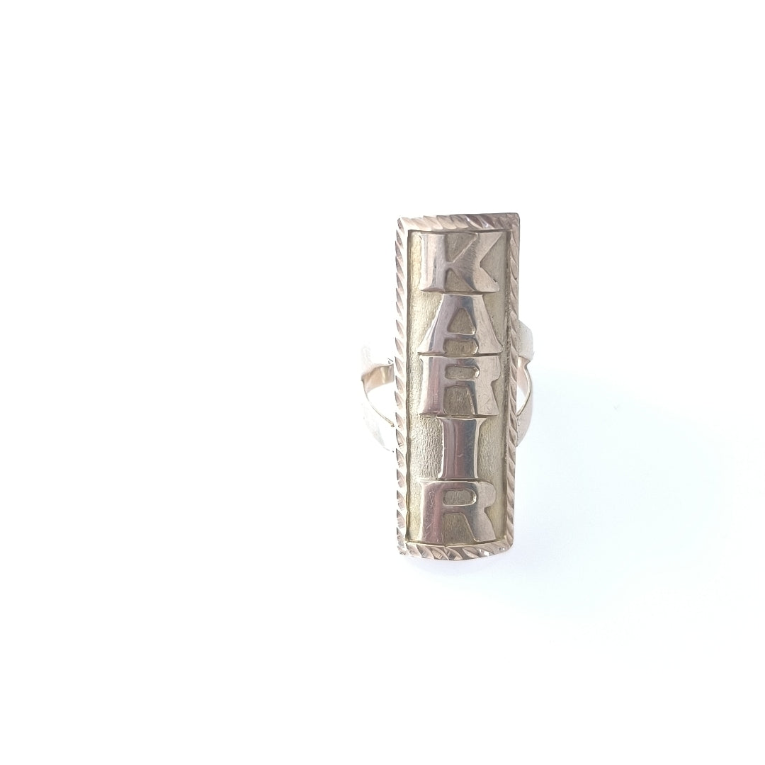 ANILLO ORO 10 K 3.7 GRMS (SEMINUEVO)