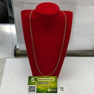 CADENA ORO 14 K 2.8 GRMS (SEMINUEVO)