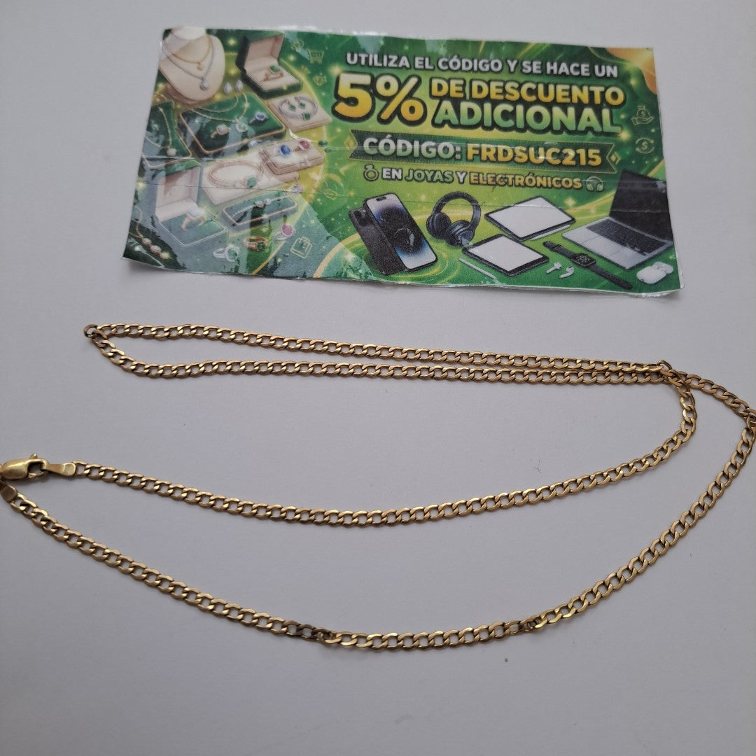 CADENA ORO 10 K 3.9 GRMS (SEMINUEVO)