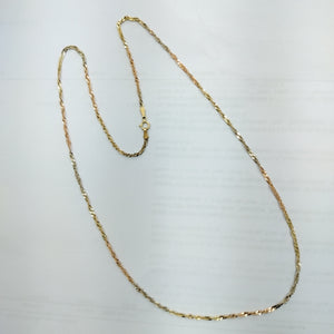 CADENA ORO,ORO COMBINADO 10 K 3,30 GRMS (SEMINUEVO)