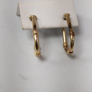 ARRACADAS PAR ORO 14 K 2.7 GRMS (SEMINUEVO)