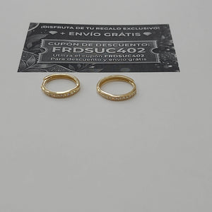 ARETES HUGGIES C CIRCONIA 14K 1.7 GR (NUEVO)