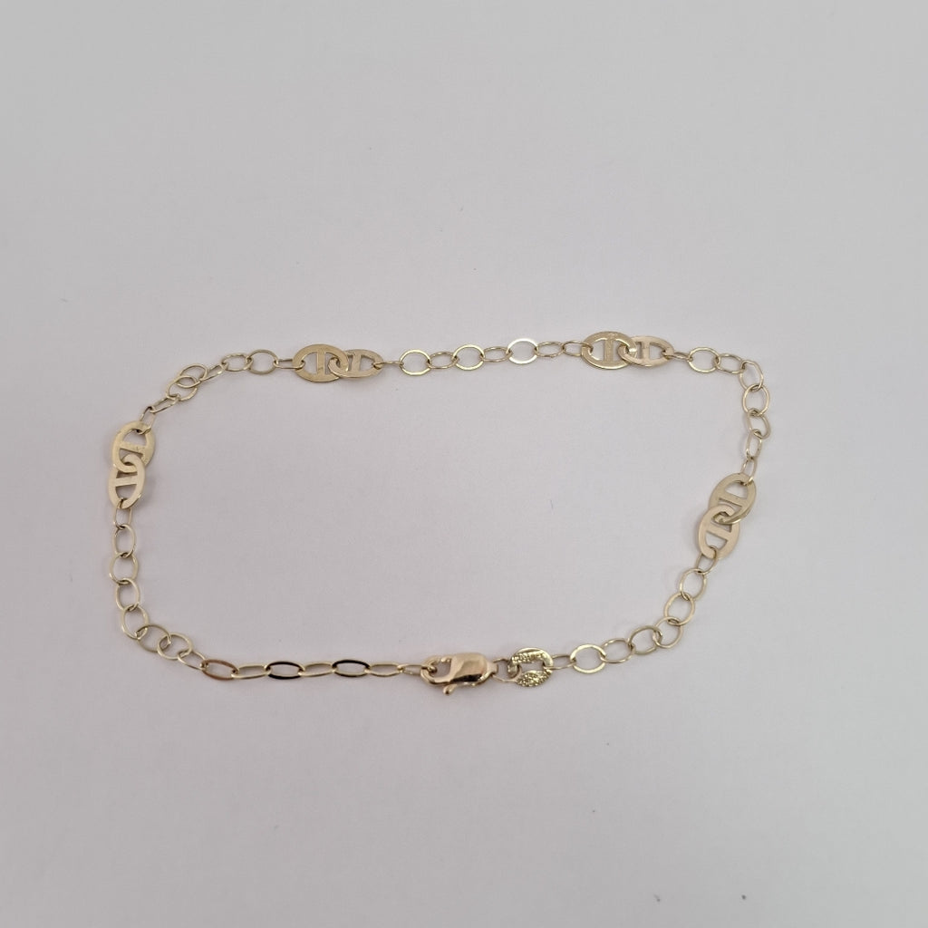 PULSERA ESPECIAL 14K 21 CM 1.9 GR (NUEVO)