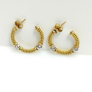 ARETES PAR ORO 14 K 4,10 GRMS (SEMINUEVO)