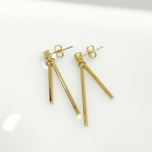 ARETES PAR ORO 14 K 2,00 GRMS (SEMINUEVO)