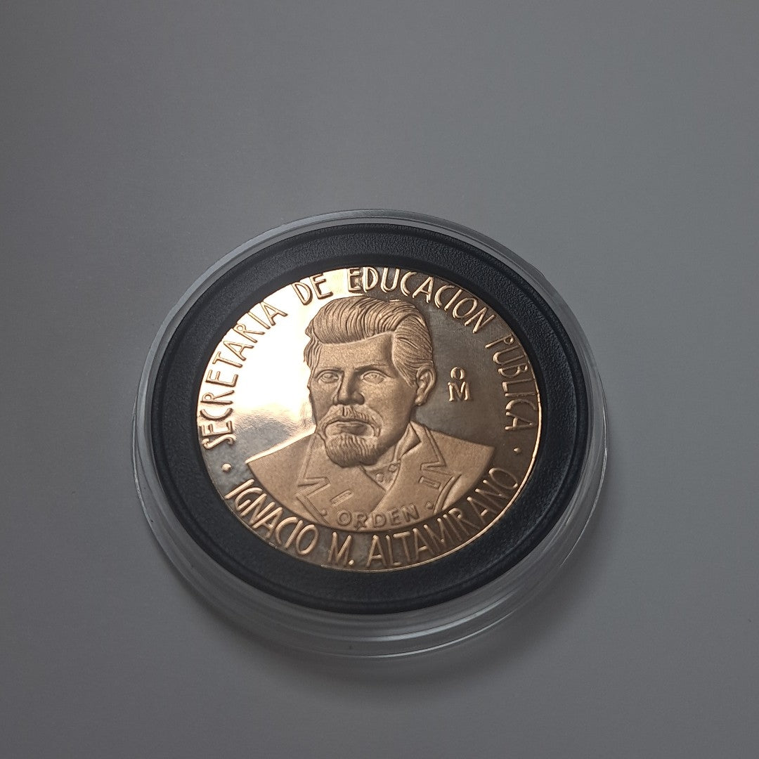MEDALLA CONMEMORATIVA ORO 21 K 42,00 GRMS (SEMINUEVO)