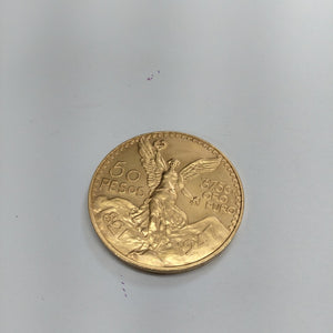 Moneda Centenario Cincuenta Pesos Oro Mexicano 21.6K