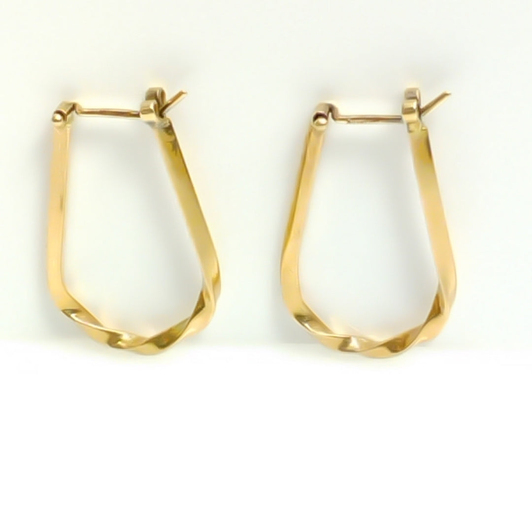 ARRACADAS PAR ORO 14 K 2,40 GRMS (SEMINUEVO)
