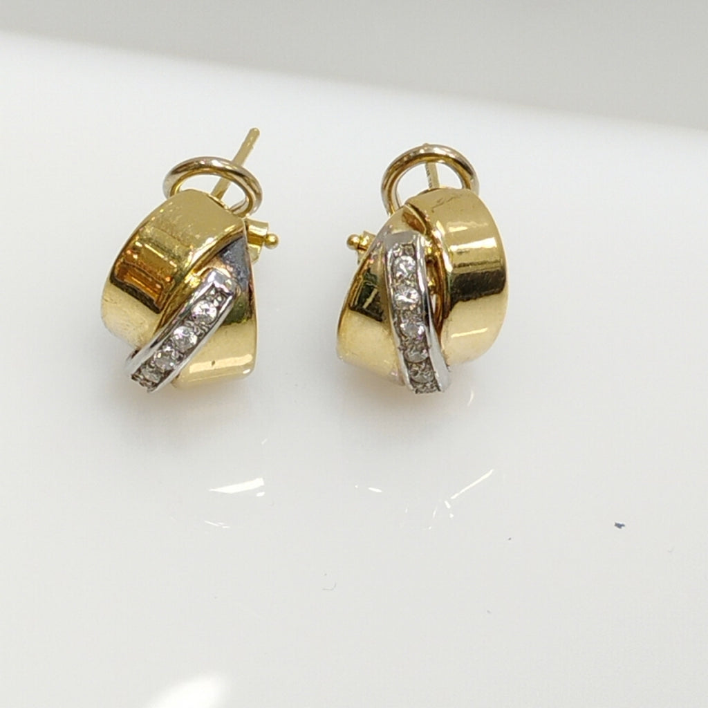 ARETES PAR ORO 14 K 5,10 GRMS (SEMINUEVO)