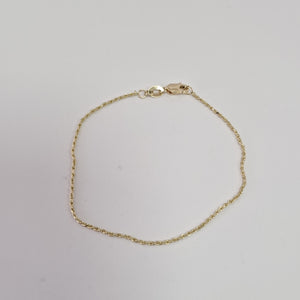 PULSERA TORZAL 14K 18 CM 1.2 GR (NUEVO)