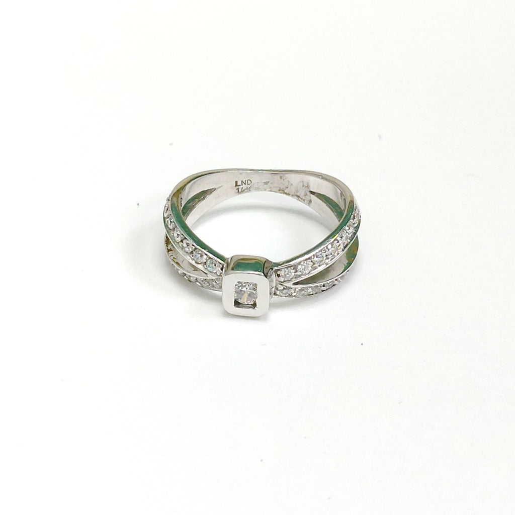ANILLITO ORO BLANCO 14 K 4,40 GRMS (SEMINUEVO)