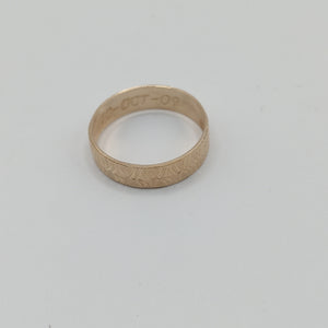 ARGOLLA ORO 14 K 2.4 GRMS (SEMINUEVO)