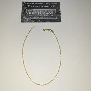 PULSERA TORZAL 14K 21 CM 1.4 GR (NUEVO)