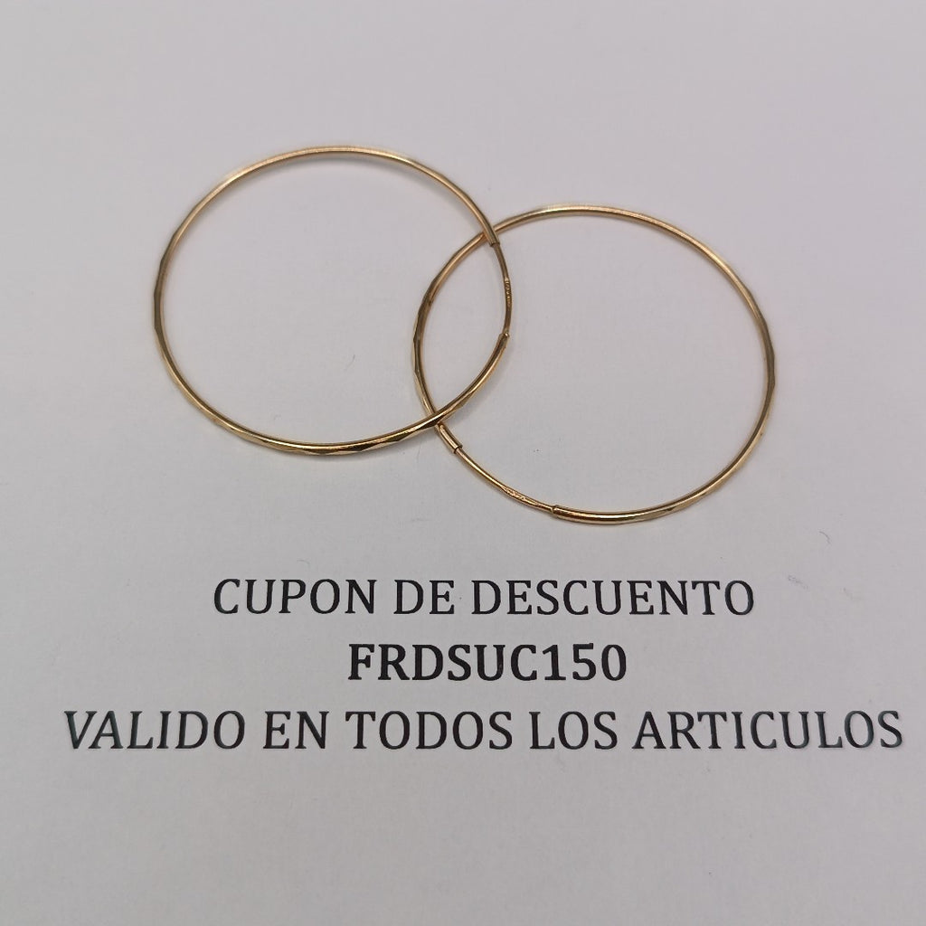 ARRACADAS PAR ORO 10 K 1.9 GRMS (SEMINUEVO)