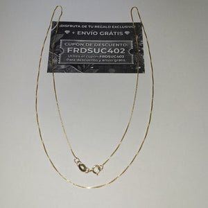 CADENA VENECIANO 14K 55 CM 1.8 GR (NUEVO)