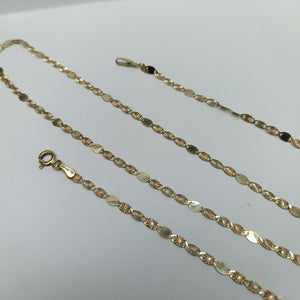 CADENA ORO,ORO COMBINADO 14 K 3,30 GRMS (SEMINUEVO)