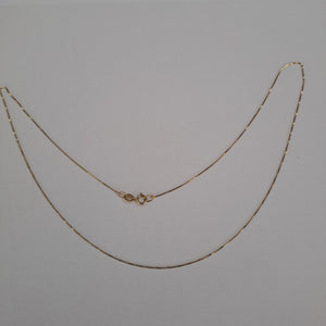 CADENA ORO 14 K 0,80 GRMS (SEMINUEVO)