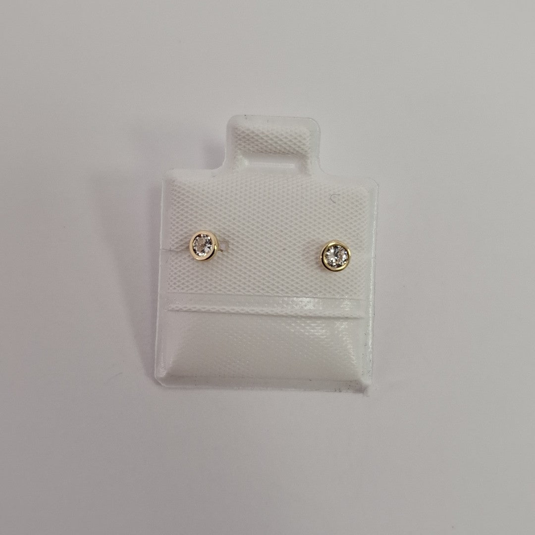 BROQUELES BROQUEL C CIRCONIA 14K 0.1501 GR (NUEVO)