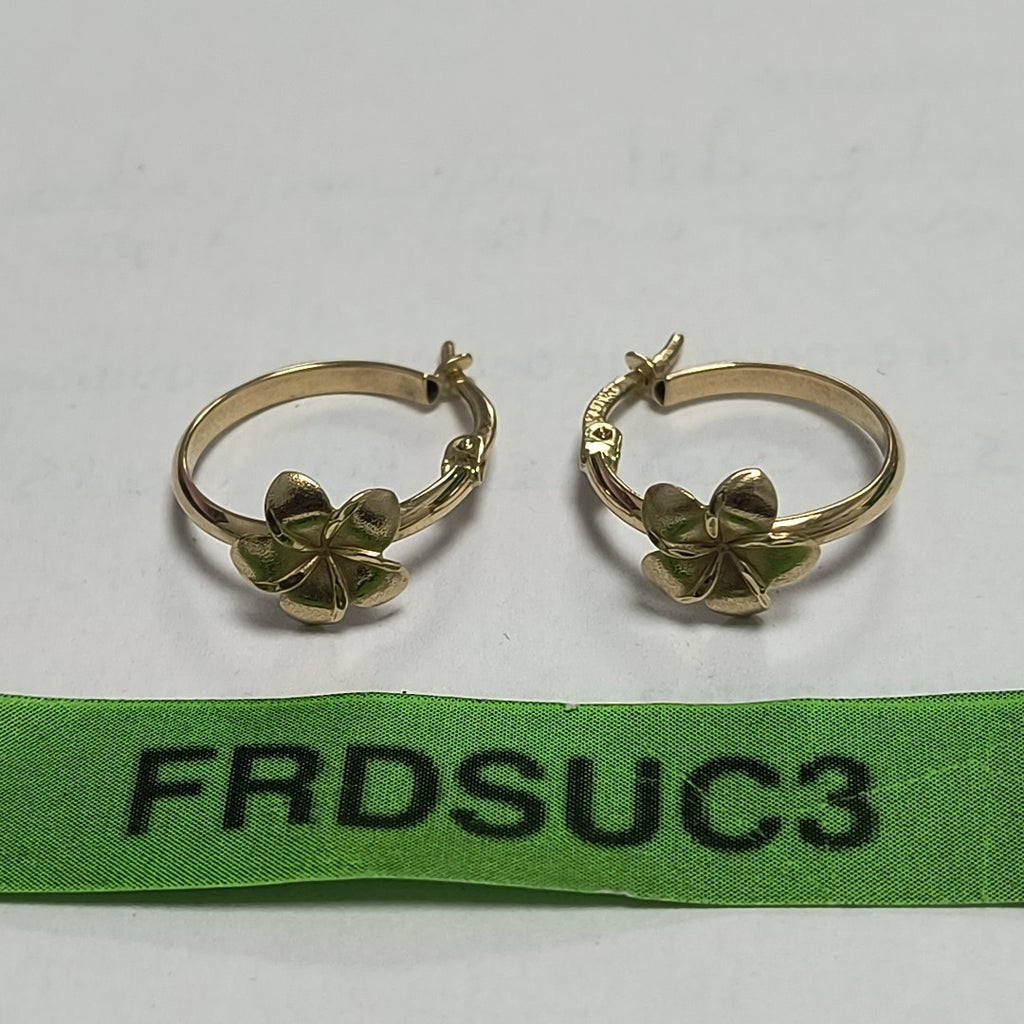 ARRACADAS PAR ORO 14 K 1.5 GRMS (SEMINUEVO)
