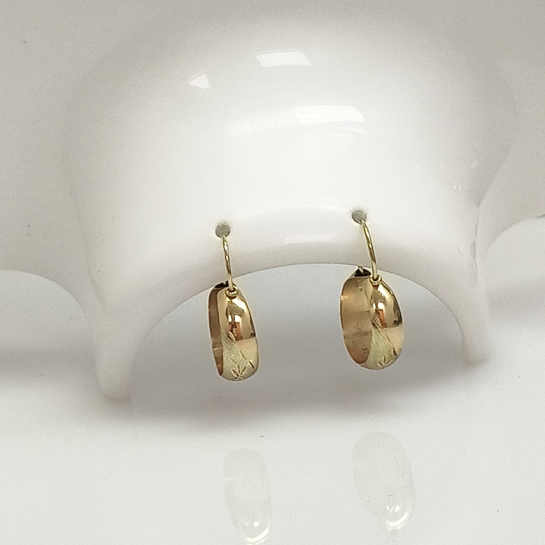 ARRACADAS PAR ORO 8 K 1,60 GRMS (SEMINUEVO)
