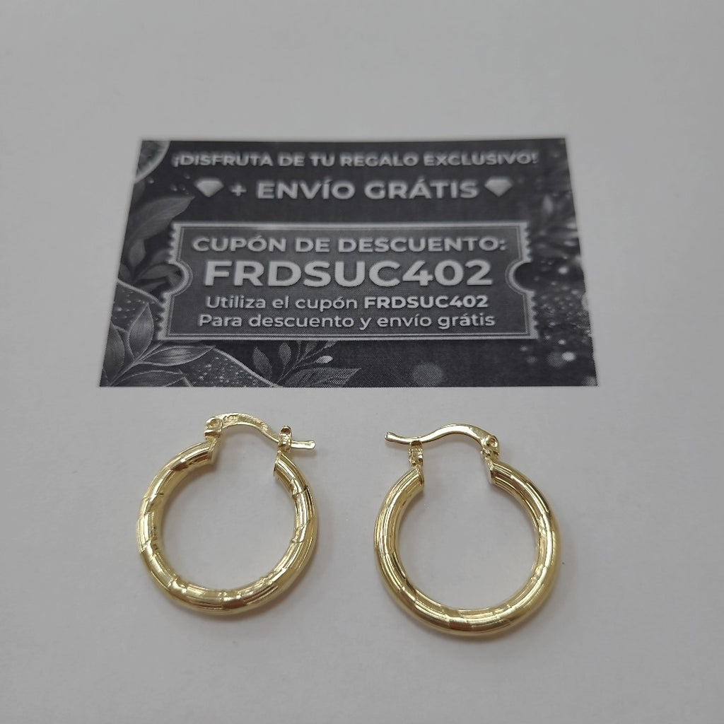 ARETES ARRACADAS 14K 2.7 GR (NUEVO)