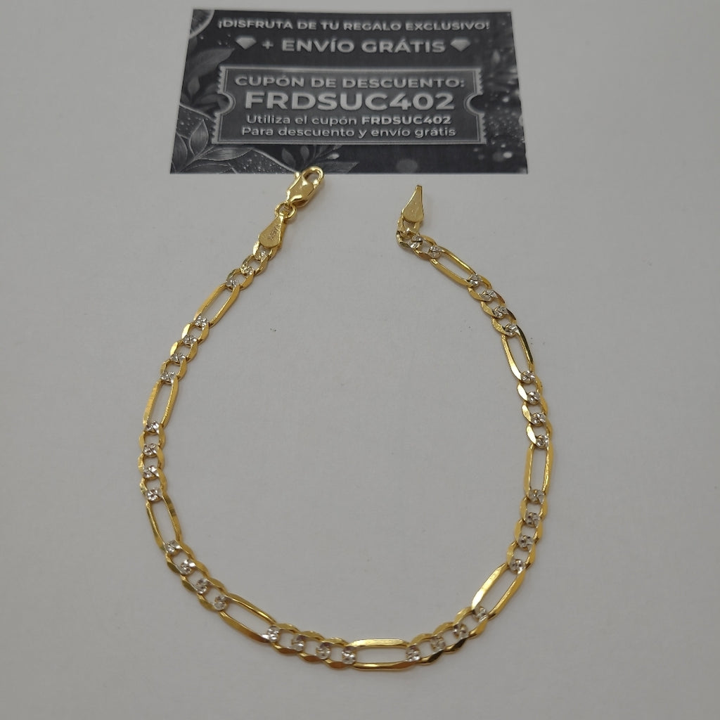 PULSERA 3X1 14K 21 CM 4.6 GR (NUEVO)