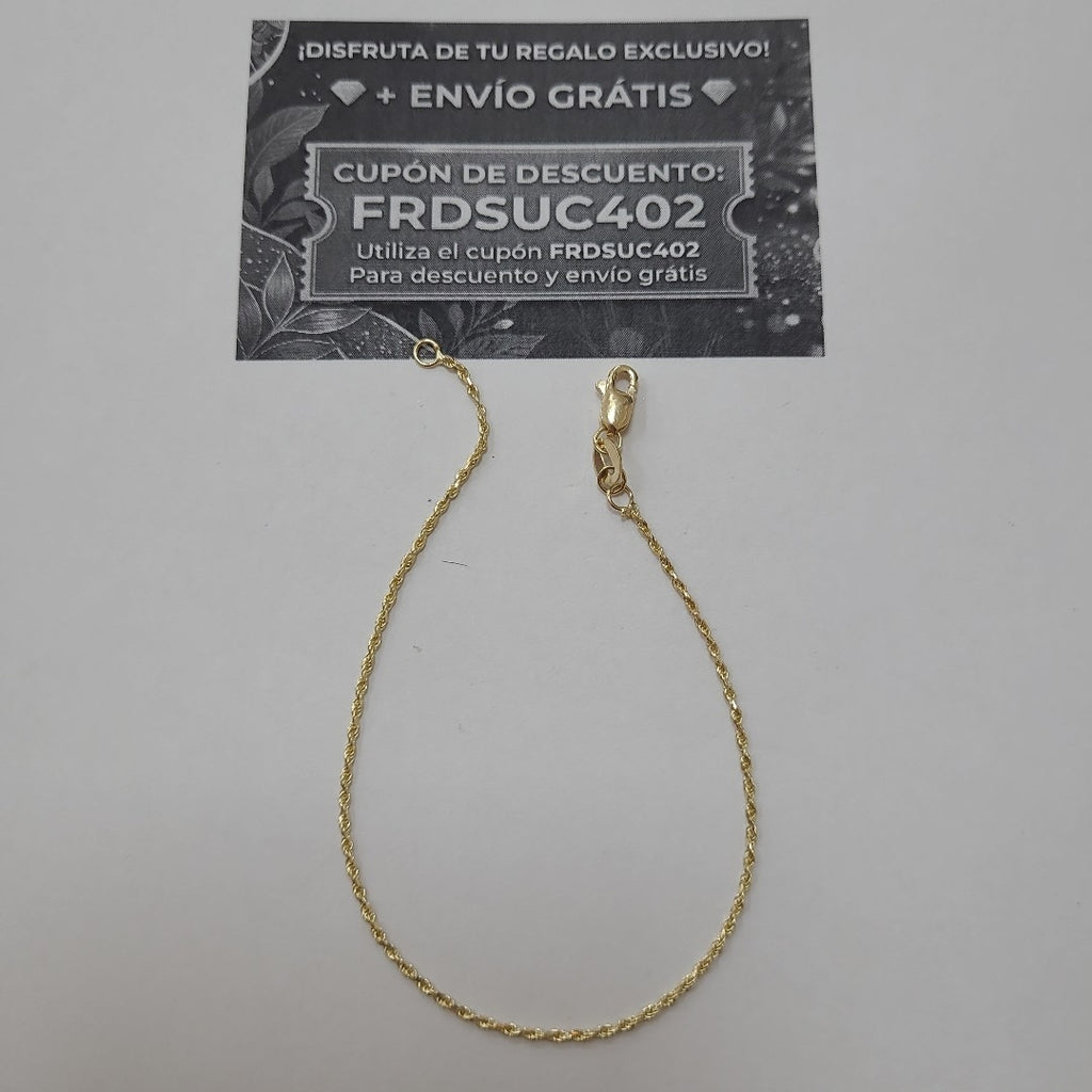 PULSERA TORZAL 14K 18 CM 1.3 GR (NUEVO)