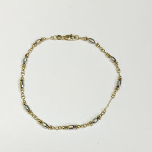 PULSERA ORO,RODIADO 10 K 1,60 GRMS (SEMINUEVO)