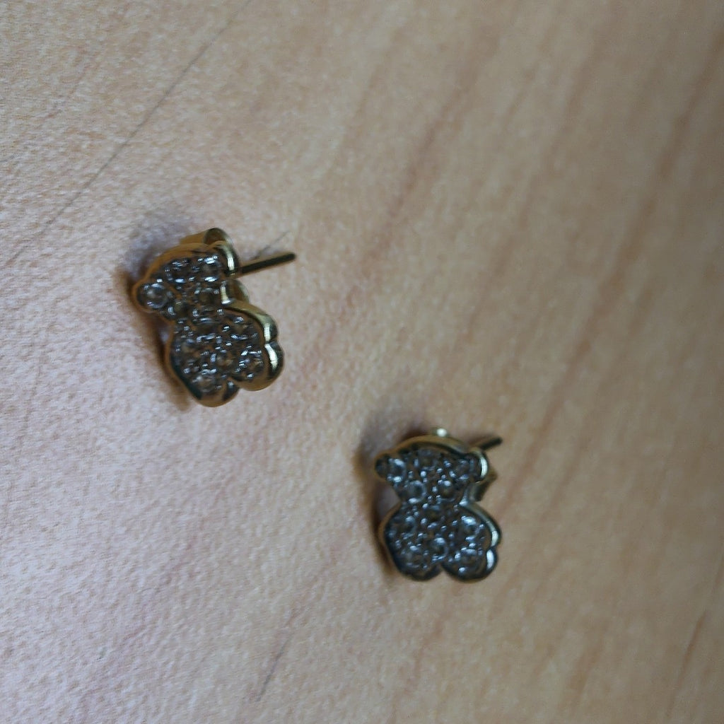 BROQUELES PAR ORO,RODIADO 14 K 2,30 GRMS (SEMINUEVO)