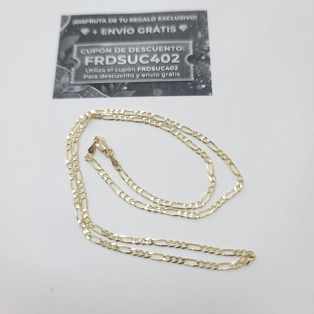 CADENA 3X1 14K 50 CM 4.5 GR (NUEVO)