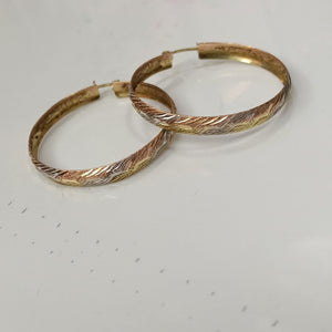 ARRACADAS PAR ORO 14 K 3.8 GRMS (SEMINUEVO)
