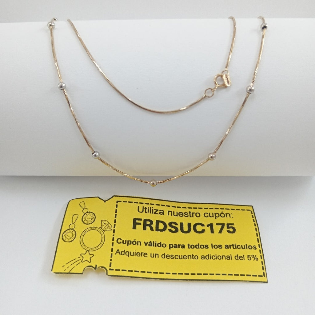 GARGANTILLA ORO 14 K 3.1 GRMS (SEMINUEVO)