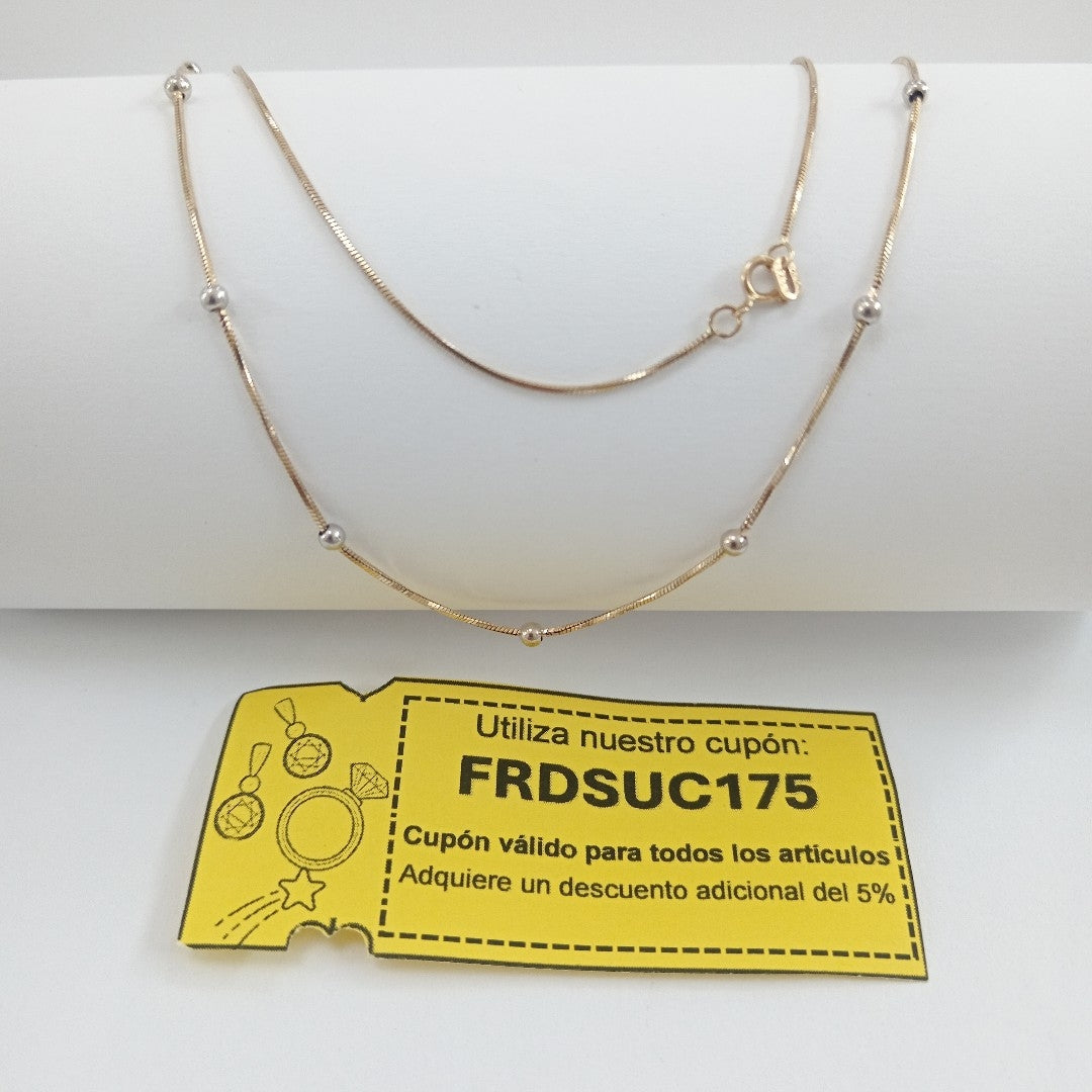 GARGANTILLA ORO 14 K 3.1 GRMS (SEMINUEVO)