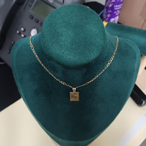 CADENA, DIJE ORO 10 K 3.5 GRMS (SEMINUEVO)