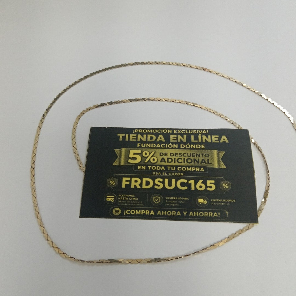 CADENA ORO 14 K 4,80 GRMS (SEMINUEVO)