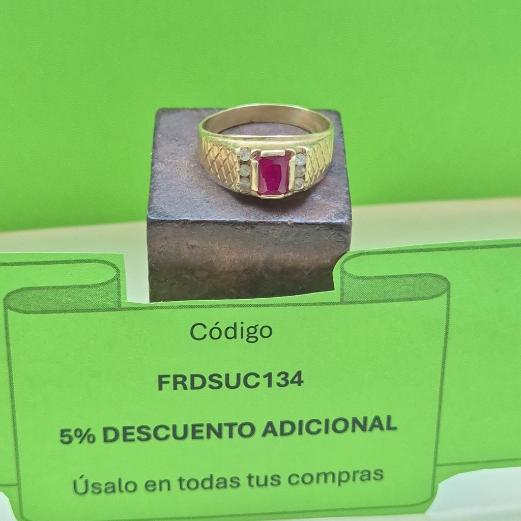 ANILLO ORO 14 K 4.1 GRMS (SEMINUEVO)