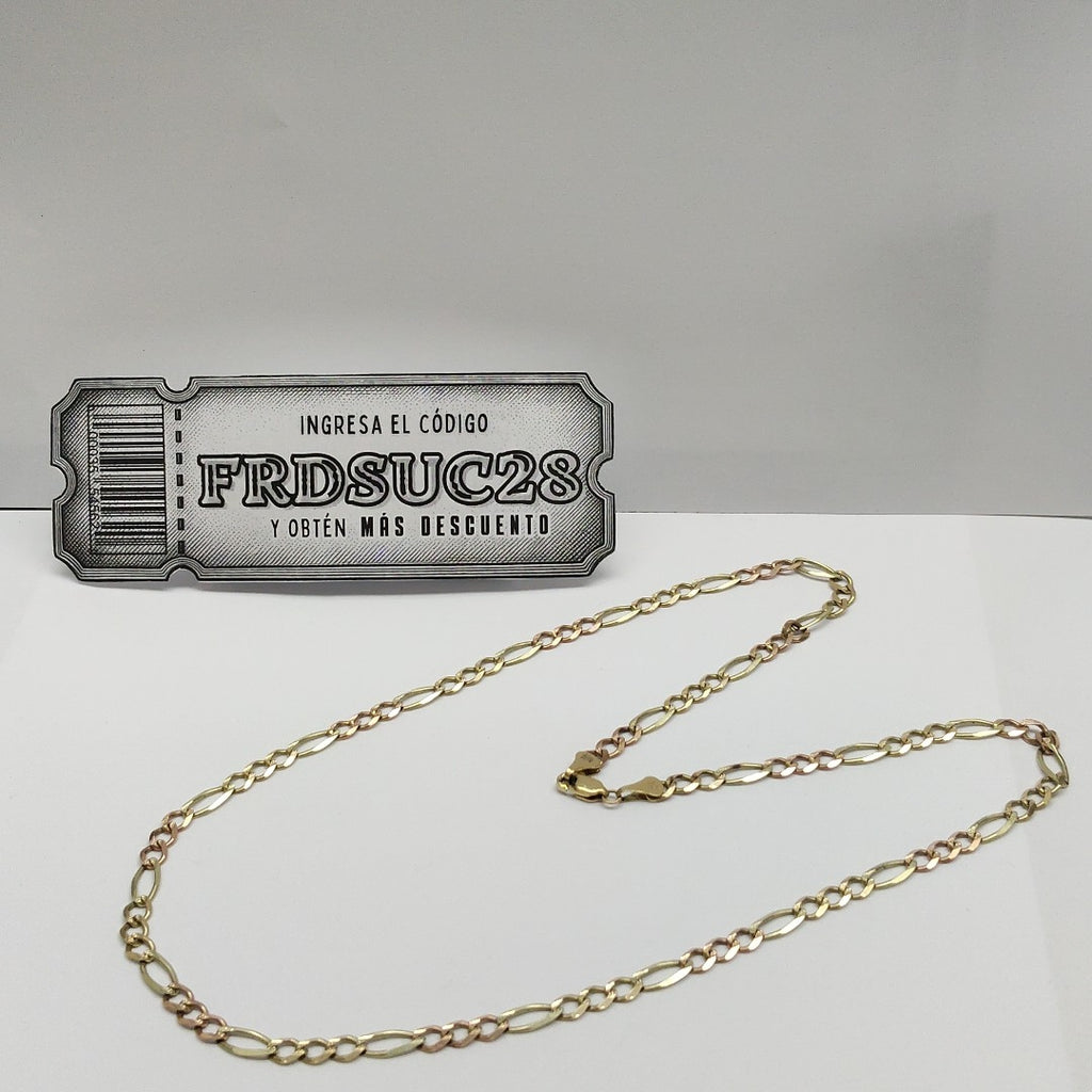 CADENA ORO COMBINADO 14 K 21,50 GRMS (SEMINUEVO)