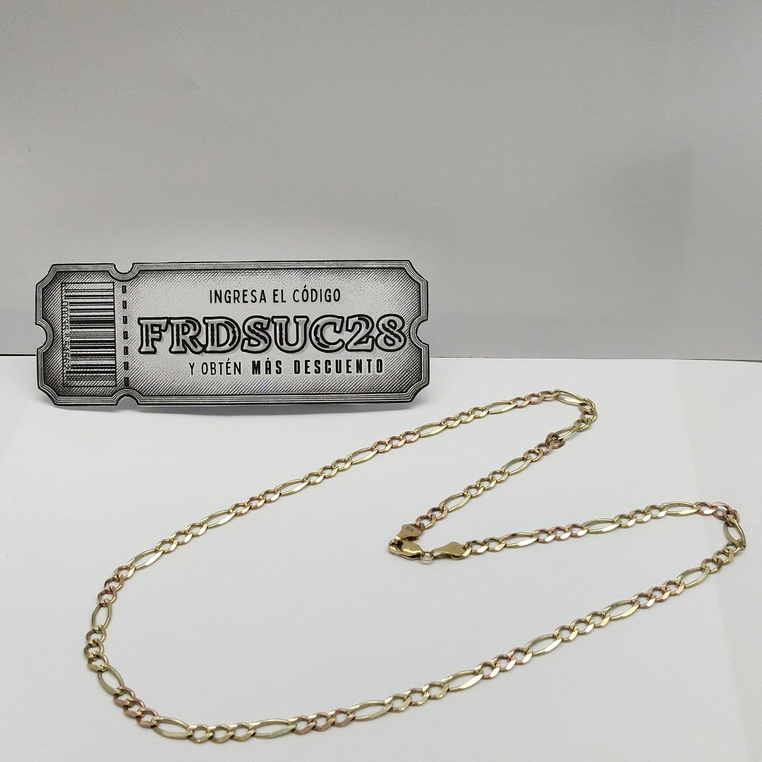 CADENA ORO COMBINADO 14 K 21,50 GRMS (SEMINUEVO)