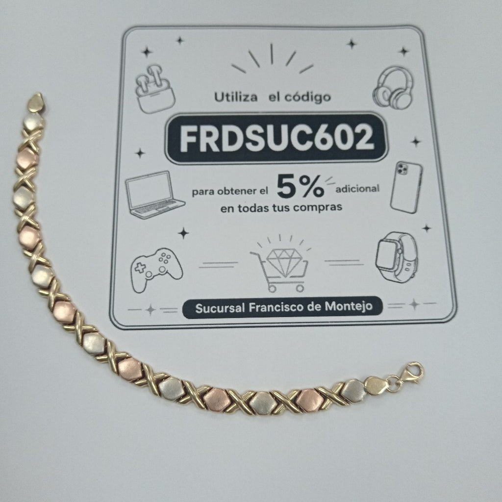 PULSERA ORO 14 K 8 GRMS (SEMINUEVO)