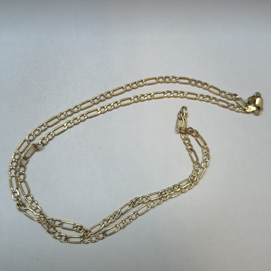 CADENA ORO, RODIADO 10 K 4.3 GRMS (SEMINUEVO)